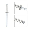 thumbnail image 3 of Uxcell 4mm Diameter 13mm Grip Length Silver Tone 304 Stainless Steel Blind Rivets 25 Pack, 3 of 4