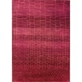 thumbnail image 1 of Ahgly Company Machine Washable Indoor Rectangle Industrial Modern Ferrari Red Area Rugs, 6' x 9', 1 of 7