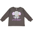 thumbnail image 3 of Inktastic Little Peanut- cute baby elephant Boys or Girls Long Sleeve Toddler T-Shirt, 3 of 5