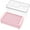 Pink, variant on Ice Cube Tray with Lid and Bin, Ice Trays for Freezer, 3 * 104 PCS Ice Cube Mold, 0.45'' Mini Ice Cube Trays for Mini Fridge Making Ice Balls for Coffee,Juice &Soda(Pink)