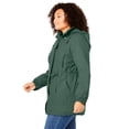 thumbnail image 4 of Woman Within Plus Size Taslon Anorak Jacket With Removable Fleece Lining, 4 of 6