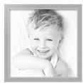 thumbnail image 2 of ArtToFrames 17" x 17" Silver Picture Frame, 17x17 inch Silver Wood Poster Frame (WOM-5388), 3 Pack, 2 of 8