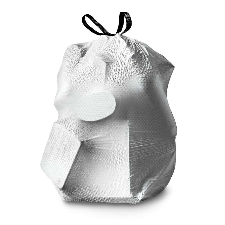 Glad ForceFlex Tall Kitchen Drawstring Trash Bags - Fresh Clean with  Febreze Freshness - 13 gal Capacity - 24 Width x 27.38 Length - 1.05 mil  (27 Micron) Thickness - Drawstring Closure - White - 40/Box - Kitchen -  Thomas Business Center Inc