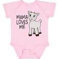 thumbnail image 3 of Inktastic Mama Loves Me- cute goat Boys or Girls Baby Bodysuit, 3 of 5