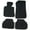 Black, variant on Ikon Motorsports Compatible with 07-13 BMW E92 Logo 3-Series OE Factory Style Black Nylon Carpet Car Floor Mats Front Rear