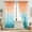 Orange OR 1 Pack, variant on Ombre Sheer Curtains Two Tone Window Drapes Light Filtering Rod Through 52x84 Inches Breathable Single Sheer Curtain Panel for Bedroom Purple