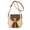 Beige, variant on Handwoven Rattan Crossbody Box Bag, Small Straw Flap Purse with Metal Bow Lock and Tassel, Lightweight Casual Summer Beach Shoulder Handbag