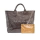 thumbnail image 1 of Bolso de mano LuxMall, moderno, de PVC, papel kraft, estampado de letras para mujer, 1 of 7