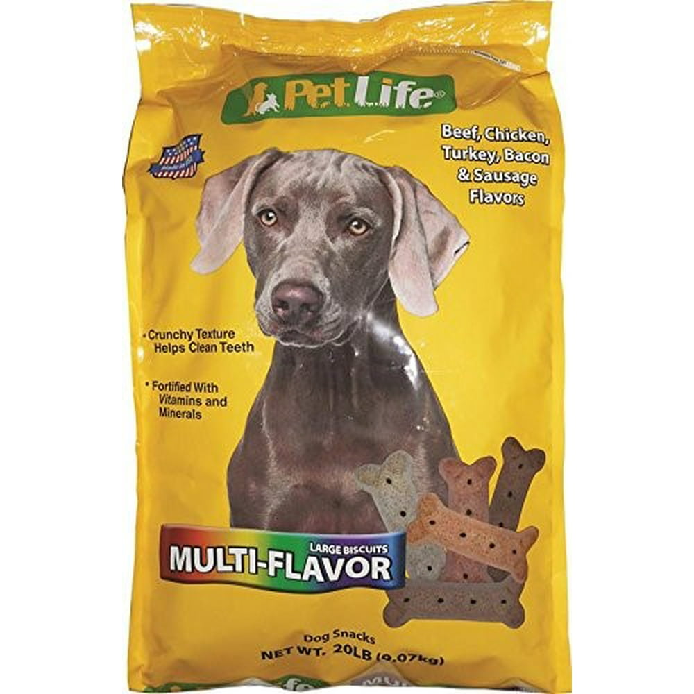 Sunshine Mills PetLife Large Variety Pack Dry Dog Treat, 20 Lb