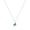 Bleu Ciel, variante sur Collier à Huile en Alliage Bohème avec Papillon Inclinable, Peinture, Chaîne de Clavicule Personnalisée avec Papillon