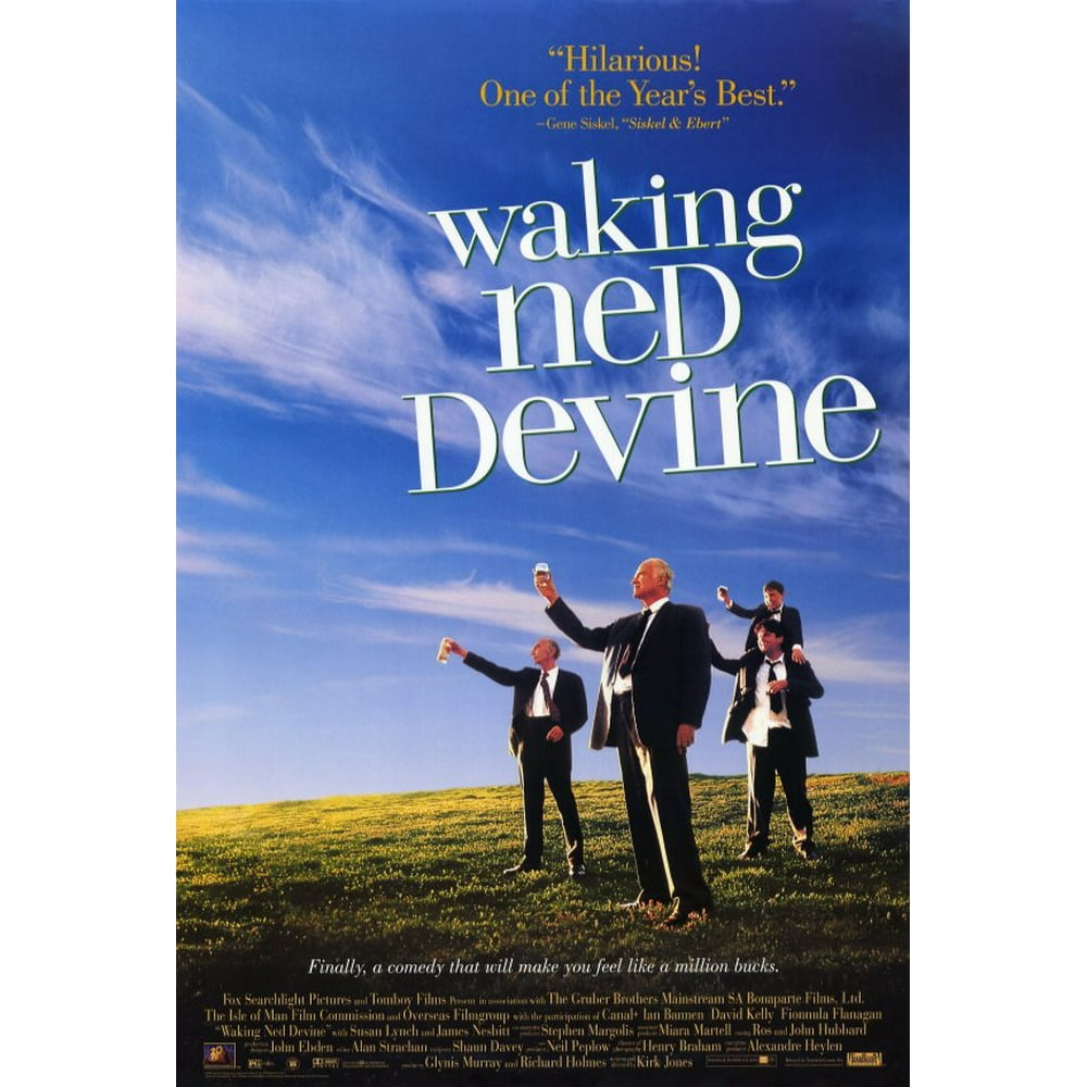 Waking Ned Devine movie POSTER (Style B) (27" x 40") (1998)
