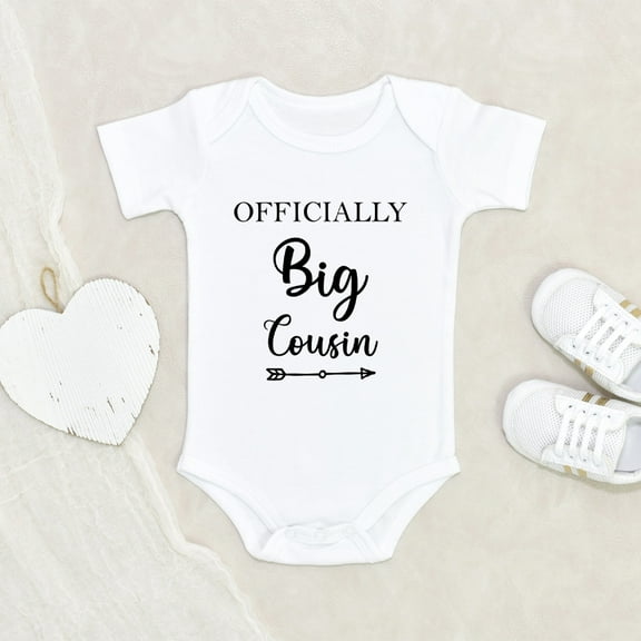 Newbabywishes - Officially Biggest Cousin Cute Baby Clothes for Boys and Girls - Baby Announcement