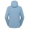 thumbnail image 5 of Lovskoo Men's and Women's Rain Jacket Sport Casual Waterproof Windbreaker for Unisex Winter Three In One Detachable Cap Sports Hiking Clothes Outdoor Sprinting Outerwear Hooded Warm Coat Light Blue, 5 of 7