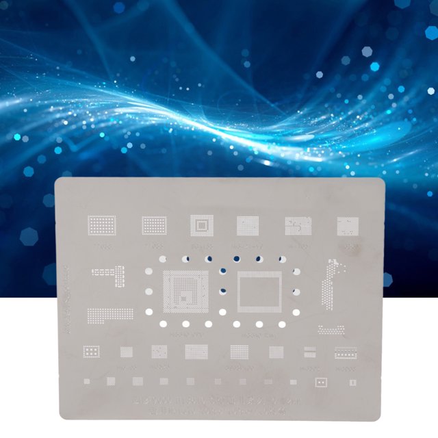 Plantilla De Plantilla De Reparación BGA, Velocidad De Estañado Rápida Plantilla De Plantilla De Reparación De Chip IC Resistente A Altas Temperaturas Acero Inoxidable