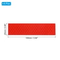 thumbnail image 2 of Uxcell Reflective Patch 1"x4", 4 Pcs Safety Appliques, Red, 2 of 6