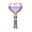 E, variant on Heart-Shaped Contactless Payment Wand Extendable Card Reader Stylus Digital Payment Tool Gift for Tech Lovers Modern Shopping Accessory