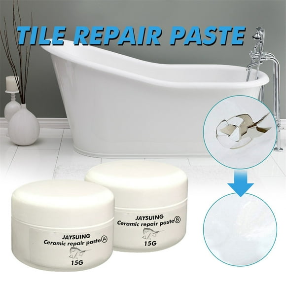 Awdenio Tub Tile and Shower Repair Kit Porcelain Repair Kit for Crack Chip Ceramic Floor