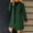 Green, variant on Women Winter Coats Women Jacket Winter Women's Solid Casual Thicken Wool Stand Collar Inner Lining Pocket Breasted Pea Mao Coat Fall and Winter for Everyday Wear and Casual Outfits