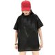 thumbnail image 2 of Moda Mujer Bling Color Sólido Manga Corta Suelta Camisetas Sexy Camisetas Largas Likrtyny Mujer, 2 of 6