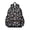 Multicolor Cat Blue Pattern, variant on Black Cat and Plant White Pattern Cute School Backpack with Padded Back and Adjustable Shoulder Straps 13.4"x11"x4.7"