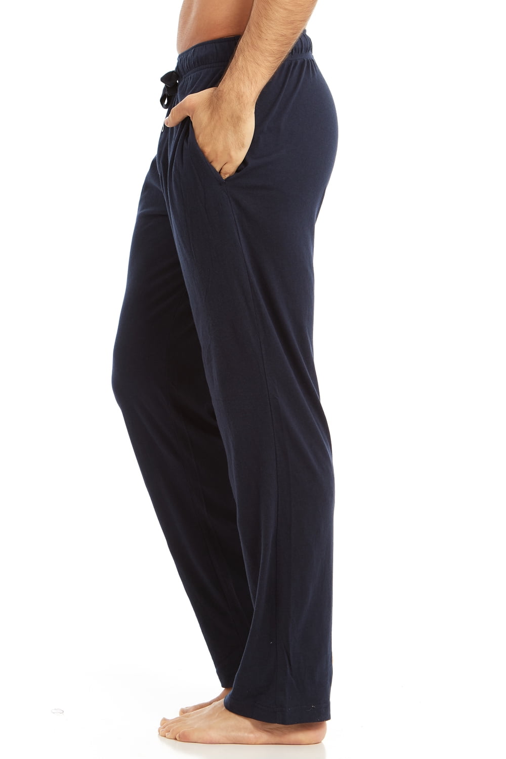 DARESAY Men's Cotton Lounge Pants 3-Pack - Soft Sleep Pants With Pockets