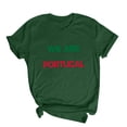 thumbnail image 4 of Sexlip Women's Blouse Round Neck Short Sleeve Fashionable Printed Design Stylish Look Ideal for Weekend Looks Green M, 4 of 5