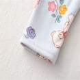 thumbnail image 6 of Gpaecead Baby Thermal Underwear Set For Boys Girls Floral Print Thick Winter Outfits Set Baby Clothes Warm Milk Silk Two-Piece Set Blue, 6 of 9