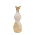 thumbnail image 1 of Sagebrook Home 14641-05 Vase Torsadé de 20 Po&44; Blanc & Or, 1 of 1