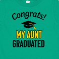 thumbnail image 4 of Inktastic Congrats My Aunt Graduated with Cap Boys or Girls Baby T-Shirt, 4 of 5
