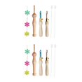 thumbnail image 3 of Guardoinrt Efficient Embroidery Punch Needle Pen Sewing Kit Knitting Tool 3x Needle 5 Threader 10cm 2Set, 3 of 6