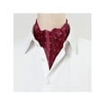 thumbnail image 5 of INSPIRE CHIC Men's Polka Dots Cravat Ties Self Tie Cravat Scarf Neckerchief Ascot Tie Wine Red One Size, 5 of 5