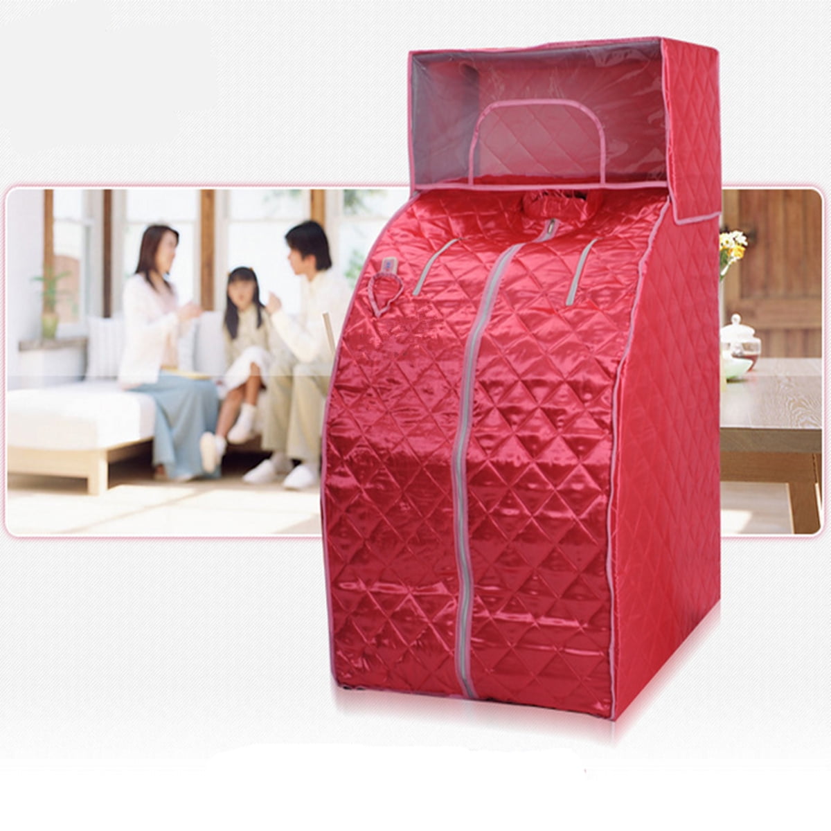 2L Portable Steam Sauna Full Body Head Cover Spa Slimming Loss Weight Detox Therapy Home w... by