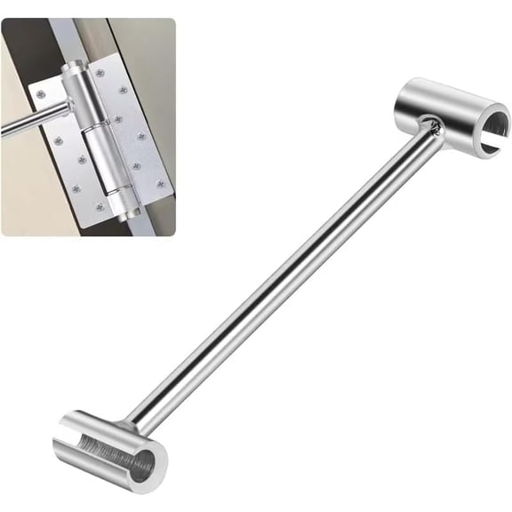 Hinges Gap Adjusting Wrench, Door Hinge Repair Tool, Upgraded Steel Double-ended Door Hinge Repair Wrench, Heavy-duty Door Hinge Adjustment Tool for Standard Round Bolts(Small)