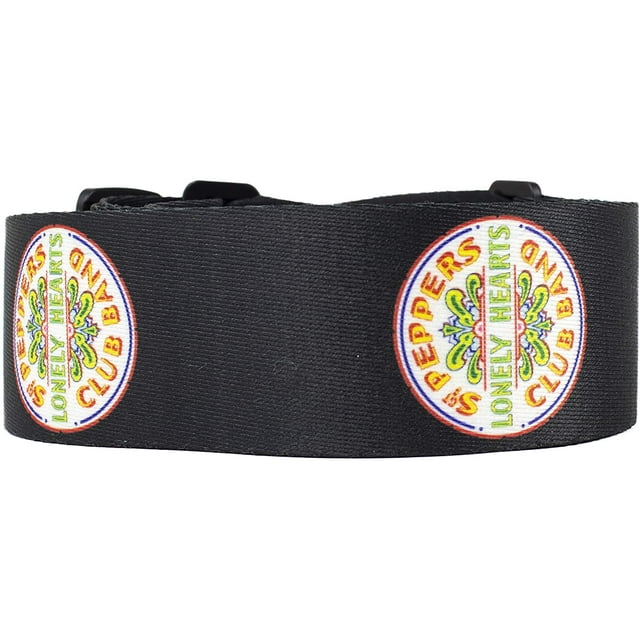 Perri'S Leathers| le Beatles Solitaire Coeur Guitare Sangle- Polyester Réglable de 39” à 58” 2” de Large (LPCP-6083)