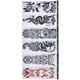 thumbnail image 3 of Tatuaje de manga falsa para brazo, 6 piezas de pegatinas de tatuaje temporal, suministros para tatuajes, pegatinas de tatuaje temporal, las mejores de su clase, 3 of 14