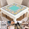 thumbnail image 6 of Green Mahjong Mat with Rules, 31.5*31.5in Anti Slip American Mahjong Mat for Table, Noise Reduction, Neoprene Mah jongg Mats with Carrying Bag & 3 Dices, Mahjong Supplies Gift, Board Tile Games Mats, 6 of 7
