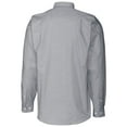 thumbnail image 3 of Men's Cutter & Buck Charcoal UCF Knights Vault Stretch Oxford Long Sleeve Button-Down Shirt, 3 of 3