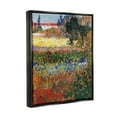 thumbnail image 3 of Flower Garden Van Gogh Vivid Painting Landscape Painting Jet Black Framed Art Print Wall Art, 3 of 6