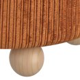 thumbnail image 5 of !nspire Modern Fabric Round Ottoman - Rust Brown, 5 of 6
