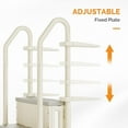 thumbnail image 3 of Ktaxon  Pool Ladder  Swimming pool escalator with Handrails, Heavy-Duty Safety Step for Swimming Pool Beige and Grey , 3 Steps, 3 of 10