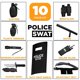 thumbnail image 3 of Set de Juego de Rol de Policías Dress Up America PARA Niños con 10 Accesorios, 3 of 5