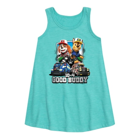 

Paw Patrol - Ten Four Good Buddy - Toddler and Youth Girls A-line Dress