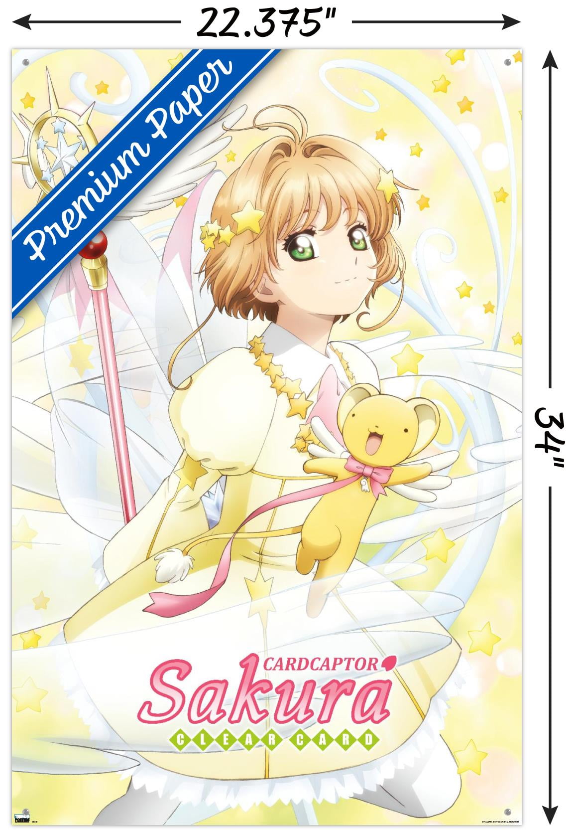 Em promoção! Card Captor Sakura Filme Clássico Home Pintura Decorativa  Branca De Papel Kraft Cartaz