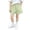 Green, variant on Girls' Elastic Waist Shorts, Soft Casual Summer Shorts for Girls, Kids Teens Daily Wear Play Vacation School Activities Short Pants