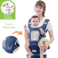 thumbnail image 1 of Canguro para Bebé de Algodón con Soporte de Cadera KUKU BABY  Portabebé Ergonómico con Asiento Antiderrapante, 1 of 6