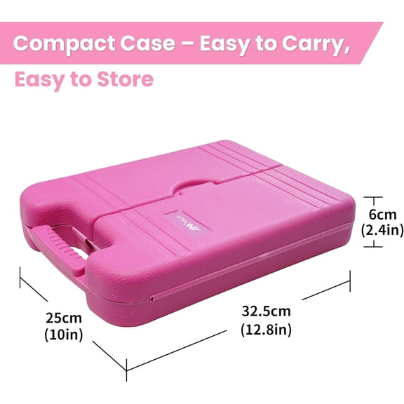 Pink Tool Set for Women, 136-Piece Household Small Tool Set, Toolbox Storage for Home Repairs, Portable Hand Tool Kit for Home Car College