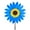 Blue, variant on LHNFT Sunflower Wind Rotater, 19" Plastic Sunflower Wind Spinners Outdoor for Yard and Garden, Wind Catchers Rotater for Outdoor Yard Patio Lawn Garden Decorations, Sunflower Windmill Sculptures