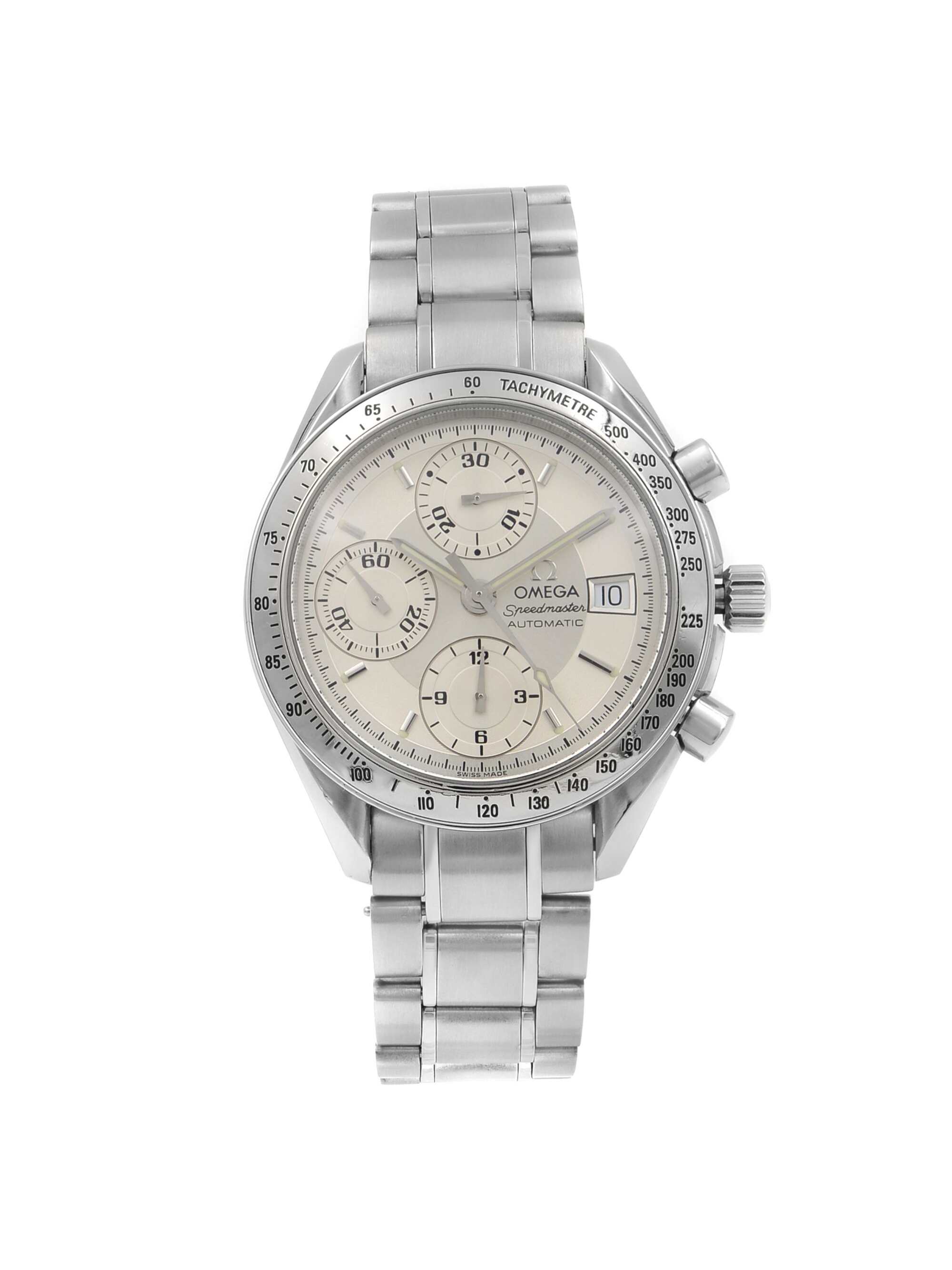 Omega Speedmaster Date Steel Silver 