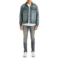 thumbnail image 3 of Wesc Men's Denim Paint Splatter Jacket, 3 of 5
