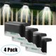 thumbnail image 1 of Luces solares para terraza, iluminación de paisaje exterior, para escalones, patio, blanco brillante, paquete de 4, 1 of 5